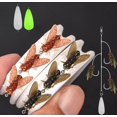 thumbnail image 2 of HUGFEGWE Multi-Hook Artificial Fly Fishing Lure Set, Bionic Fly Fishing Bait with 2 Throwing Aids, Quick Strike Fly Bait, Fly Hook Soft Bait, Handmade Lures Kit, for Freshwater Saltwater AZ824-13857, 2 of 7