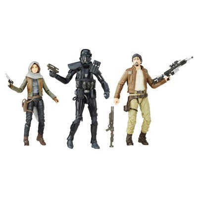 Rogue One Star Wars 6 Black Series Figure Action Figure 3 Pack With Captain Cassian Andor Sergeant Jyn Erso Jedha And Imperial Death Trooper Walmart Canada