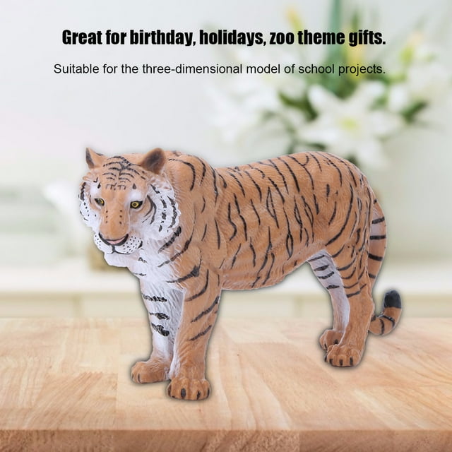 Muñeca de animal salvaje modelo tridimensional de gran tamaño figuras de animales juguetes animal de zoológico emulacional para regalos temáticos del zoológico ANGGREK Otros