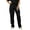 Black, variant on Panda Uniform by HeedFit Unisex Medical Scrub Cargo Pants with Pockets – Black, XXS