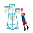 thumbnail image 1 of VEVOR Kids Basketball Hoop 4-Hoop Portable Basketball Stand with Adjustable Heights, 1 of 9