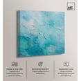 thumbnail image 2 of Celeste Swirls I Canvas Print Coastal Abstract Art by Art Remedy, Gallery Wrapped, 20 x 20, 2 of 6