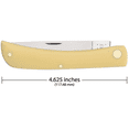thumbnail image 2 of Case XX Knives Yellow Delrin Sodbuster Carbon Steel Pocket Knife, 2 of 5