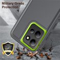 thumbnail image 6 of for Motorola Moto G Power 2026 Case, Moto G Power 2026 Phone Case with Built in Kickstand, Shockproof/Dustproof/Drop Proof Heavy Duty Military-Grade Rugged Protective Cover for Moto G Power 2026,Grey, 6 of 9