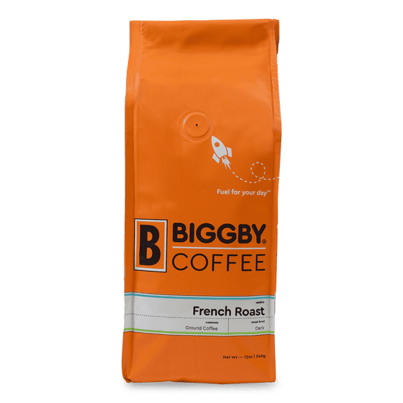 Biggby French Roast 12oz Ground Coffee - 100% Farm Direct