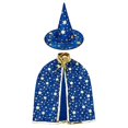 thumbnail image 1 of Capa de sombreros de fieltro de bruja para niños, disfraz de Cosplay de mascarada para fiesta de Halloween, 1 of 5
