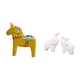 thumbnail image 5 of Estatua de caballo tradicional, figura de escritorio, figura creativa de caballo Dalecarlian, escultura de de resina, artesanía de madera, ad, 5 of 8
