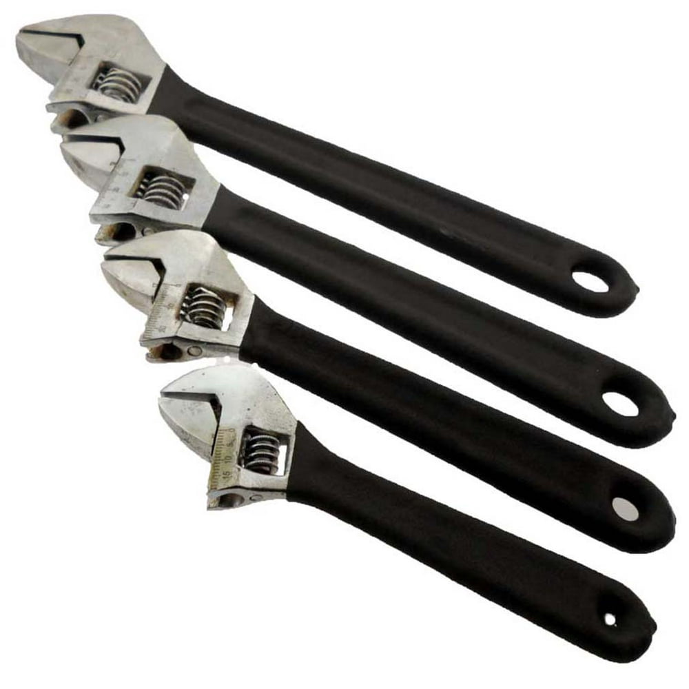 Adjustable Wrench Set 6, 8, 10, 12" (ToolUSA TP93121)