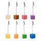 thumbnail image 5 of 8 piezas portatarjetas DIY Clips de madera de colores carpeta de notas de registro rústico soporte de mesa para apartamento hogar restaurante boda, 5 of 6