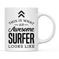 thumbnail image 1 of Koyal Wholesale Ceramic Coffee Tea Mug, This is What an Awesome Surfer Looks Like, 1 of 4