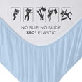 thumbnail image 6 of Royale Linens Fitted Sheet California King - Ultra Soft 1800 Brushed Microfiber - Hotel Luxury Bottom Sheets - Wrinkle Free & Fade Resistant - Deep Pocket Fitted Sheet Only (King Cal, Lake Blue), 6 of 10