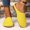 Yellow, variant on Womens Clogs Slip on Mules: Closed Toe Sandals Women - Wedge Clogs Comfortable Mules Shoes Beige 5.5(36)