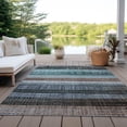 thumbnail image 4 of Dalyn Rugs Machine Washable Indoor/Outdoor Chantille Teal 9' x 12' Rug, 4 of 9