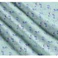 thumbnail image 3 of Soimoi Green Cotton Cambric Fabric Unicorn & Rainbow Nature Print Sewing Fabric Yard 56 Inch Wide, 3 of 7