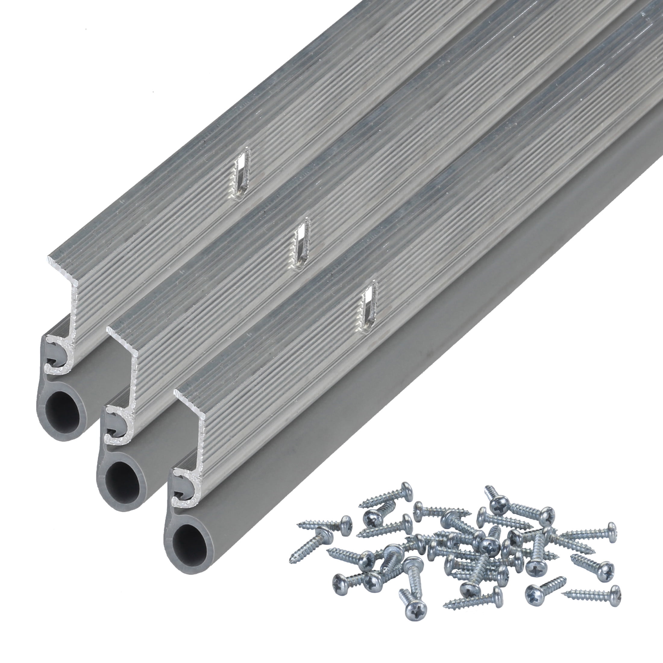 M-D Building Products 01073 Silver Aluminum and Vinyl Screw-on Top and Sides Door Seal Kit