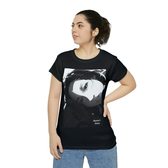 Ayanna's Anime "Ami" Short Sleeve Shirt (Black)