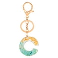thumbnail image 1 of Kcodviy Keychain Color Letter Keychain Wrist Lanyard with Wallet Translucent Resin Pendant Keychains Womens Wallet Slim Key Rings Retractable Ring Bracelet Purse Key Clip, 1 of 1