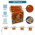 thumbnail image 7 of Table Runners 48 Inches Long Dress Scarves, Red Orange Gnomes Fall Farmhouse Kitchen/Dining Table Runner, Short Coffee Tablerunners, Thanksgiving Pumpkins Plaid Leaves 13x48 Inch, 7 of 7