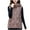 Brown, variant on TFEOQRY Women's Thermal Vest Solid Color Short Loose Thick Hooded Tank with Pockets Sleeveless Cotton Jacket Khaki