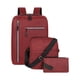 thumbnail image 2 of Mochila Pisexur de tres piezas para hombre, con carga USB, para ordenador portátil, de negocios, para estudiantes, para niños y estudiantes., 2 of 2