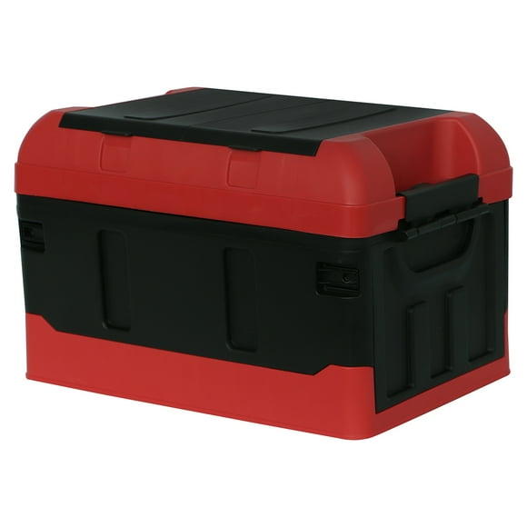 Caja de Almacenamiento Plegable AGBOX 41 Litros Rojo con Negro