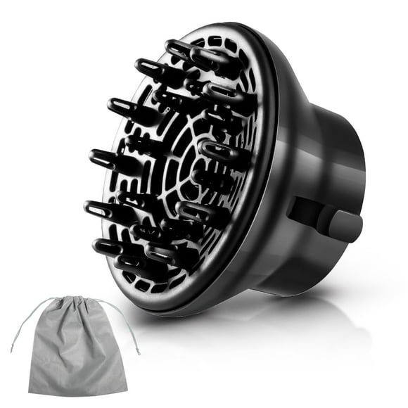KAHEM Difusor de cabello universal, ajustable de 1,77 pulgadas a 2,76 pulgadas, accesorio difusor para secador de cabello para cabello rizado sin frizz, difusor profesional para secador de pelo