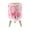 Color 1, variant on Small Trash Can with Lid Vibrant Red Lobster Blue Leopard 1.8 Gallon Dog Proof Trash Can Round Garbage Can Waste Bin Wastebasket for Bathroom Bedroom Living Room