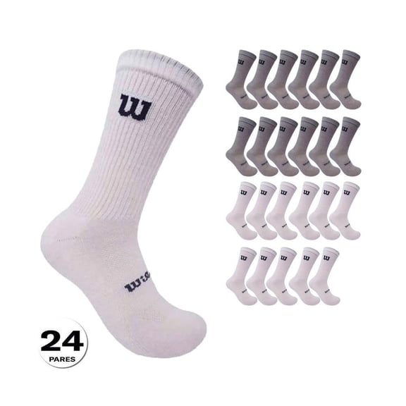 Calceta Wilson Para Hombre Unitalla 24 Pares