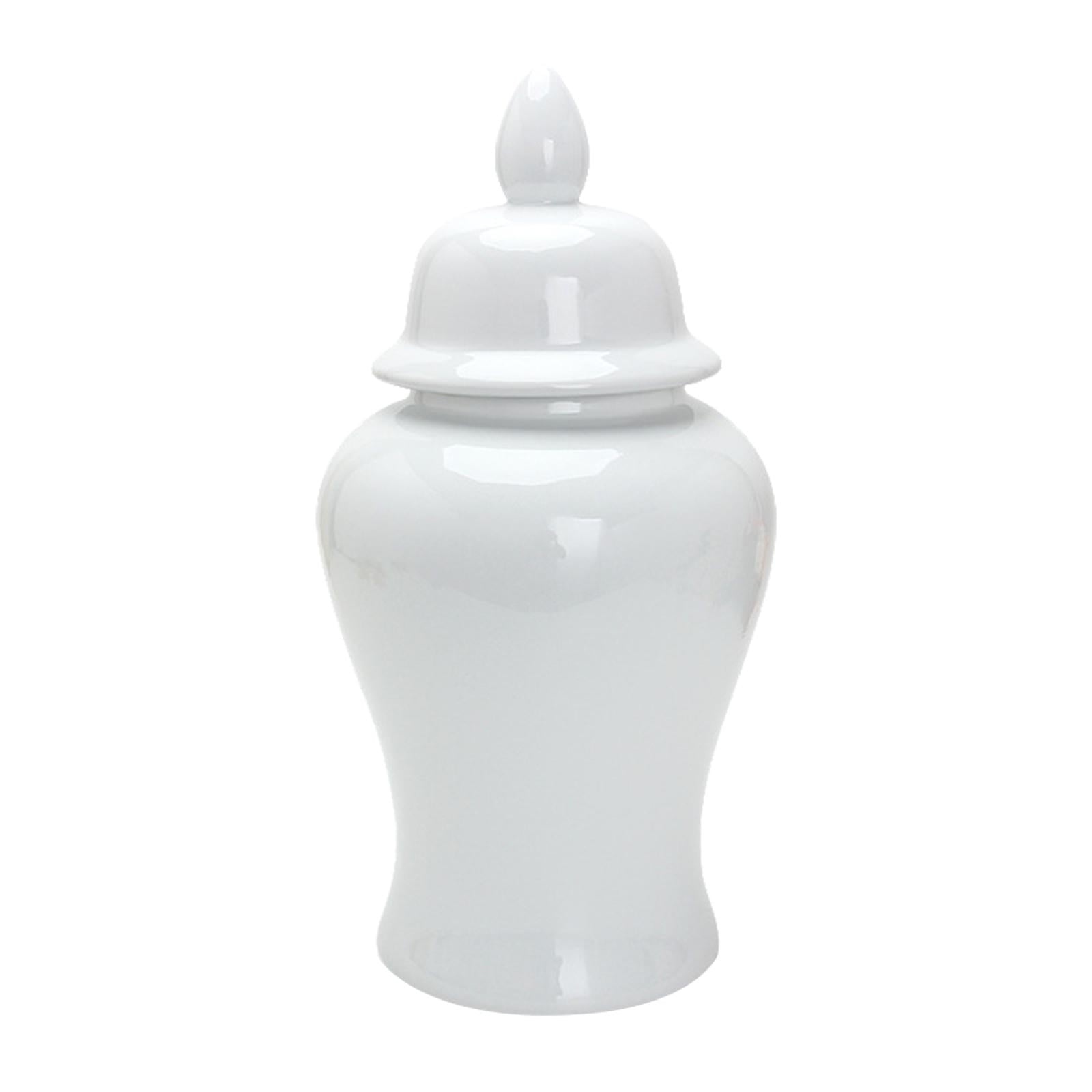 Traditional Ceramic Ginger Jar Vase Porcelain Jar with Lid Handicraft