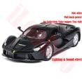 thumbnail image 5 of Aleación coleccionable Ferrari Race Laferrari vehículos extraíbles modelo de coches fundidos con luces y sonido, 5 of 5