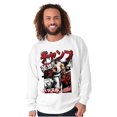 thumbnail image 3 of Retro Kanji Street Fighter Ryu Men Big & Tall Sweatshirt Brisco Brands 5X, 3 of 5