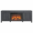 thumbnail image 5 of Evelyn&Zoe Chabot Rectangular TV Stand with 26" Log Fireplace for TV's up to 75", Charcoal Gray, 5 of 12