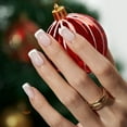 thumbnail image 2 of Press On Nails BtartBoxNails XCOATTIPS French Tip White, 2 of 8