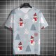 thumbnail image 1 of Camiseta de Navidad para hombre, camiseta de Festival, patrón de Reno de Papá Noel, Tops de manga corta con cuello redondo, Jersey deportivo, camisetas de verano, nuevo, 1 of 5