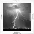 thumbnail image 5 of Art.com Urban Lightning II BW Photo by Douglas Taylor, White Frame Wall Art, 29" x 29", 5 of 5