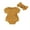 Brown, variant on LMLYSoH Baby Girl 2 Piece Outfits Solid Color Short Sleeve Romper with Bow Headband Set Summer Clothes