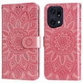 thumbnail image 3 of Funda tipo cartera GANGXUN para OPPO Find X5 Pro , diseño girasol, cuero PU, soporte, cierre magnético, tarjetero, 3 of 5