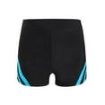 thumbnail image 3 of Hansber Kids Boys Girls Biker Shorts for Gymnastics Tumbling Volleyball Cheer Ballet Dance Practice Workout Blue Green 14, 3 of 7