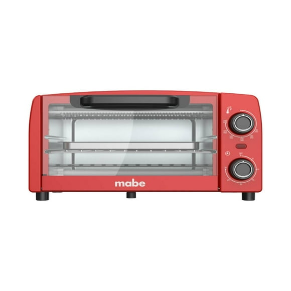 Horno Tostador MABE 10 L ROJO Con Bandeja de hornear