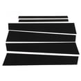 thumbnail image 2 of piezas de molduras para postes de pilar B de puerta, color negro brillante, para cubierta de ventana de puerta lateral exterior, calcomanías para Accord de ocho generaciones (2008)-2012, 2 of 14