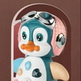 thumbnail image 4 of Juguete de pingüino de baile musical con música y luces, juguetes de educación temprana para bebés para niñas y niños, 4 of 8
