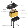 thumbnail image 4 of Servo Digital a prueba de agua para coche teledirigido kit de Tmvgtek brazo Servo ajustable de 25T para coche teledirigido piezas de Robot accesorios de juguetes de Contr, 4 of 9