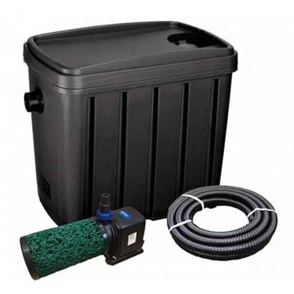 Matala BSTP Plus Biosteps II Plus - Filter for Ponds up to 2,700 Gallons - Includes 6 Filter Pads (2 Green, 2 Blue, and 2 Gray)