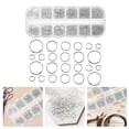 thumbnail image 4 of Jump Rings Iron Silver Jewelry Components Diy Projects 1200Pcs 0.4In, 4 of 9