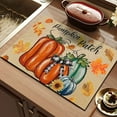thumbnail image 5 of Tainini Pumpkins Maple Leaves Fall Placemats ,12x16 Inch Fall Placemats Autumn Thanksgiving Harvest Table Mats for Dining Table Home Party Kitchen Decor, 5 of 6