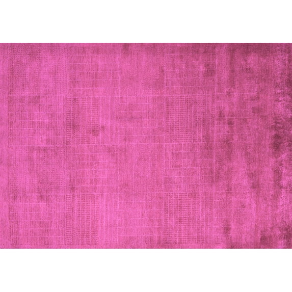 Ahgly Company Indoor Rectangle Abstract Purple Modern Area Rugs, 2' x 3'