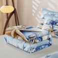 thumbnail image 5 of jejeloiu Sea Beach Shell Zipper Full Size Comforter Sets with Fitted Sheet and 2 Pillowcases Kids,Coastal Style Ocean Starfish Zipper Bedding Set,Reversible,4-Piece, 5 of 7