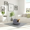 thumbnail image 7 of GOOPAWS Covered Cat & Dog Bed, Grey, 7 of 7