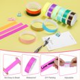 thumbnail image 3 of Uxcell Paper Wristbands for Events Party Wrist Bands Colored Waterproof Concert Identification Wristbands Hand Bands Fluorescent Purple, 3 of 7