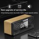 thumbnail image 5 of Reloj de madera Altavoz Bluetooth Ordenador de casa móvil Pequeño altavoz de grano de madera amarillo Rojo Verde, 5 of 5